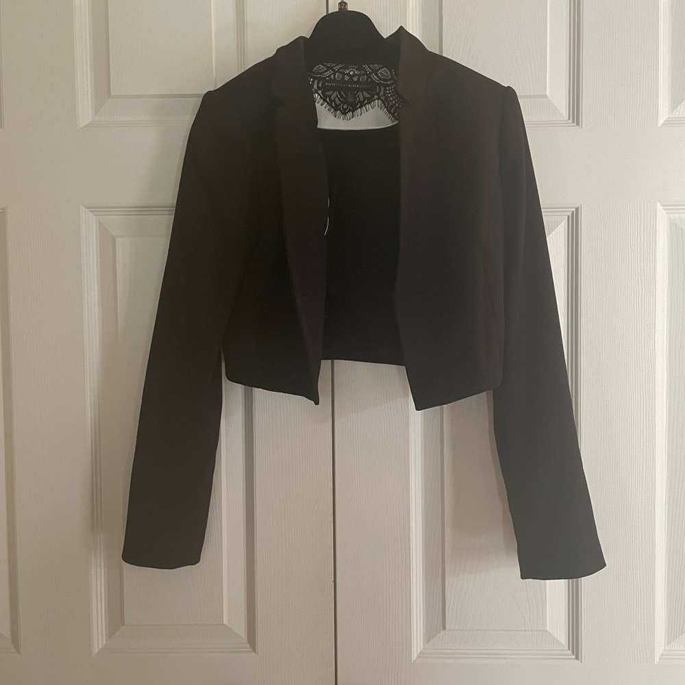 White House Black Market Elegant Black Blazer